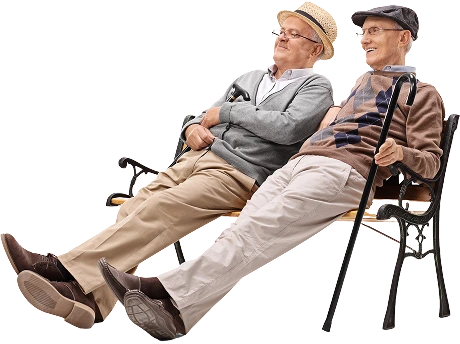 PlanCare two old people happy